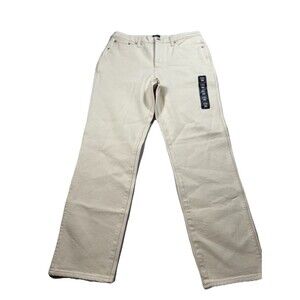 J Crew Classic Vintage All Day Stretch Jeans Ecru Wash Cream Size 30 NWT